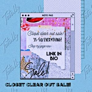 💗CLOSET CLEAR OUT SALE💗